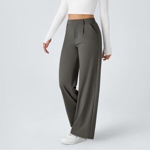 NWT HALARA Flex DayStretch High Waisted Side Pocket Straight Leg Work Pants SP